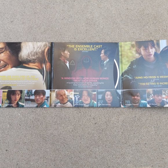 FOR YOUR CONSIDERATION- Squid Game 3X SAG DVD Screener Season 1 - Picture 4 of 8